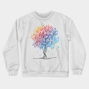 Musical Tree Crewneck Sweatshirt